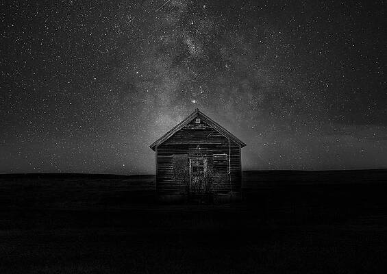 Wall Art - Photograph - Milky Way Barn by Dan Sproul