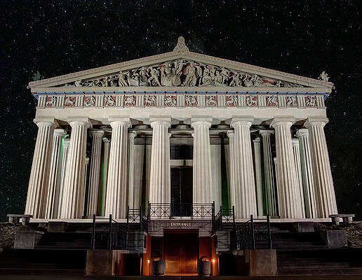 Milky Way over the Nashville Parthenon by Joshua House Milky Way over the Nashville Parthenon by Joshua House