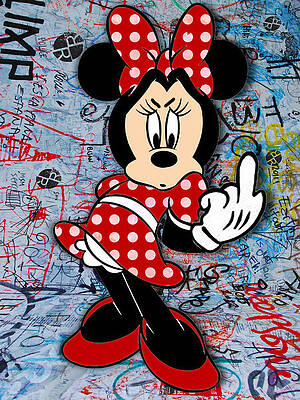 Minnie Mouse Paintings - Fine Art America