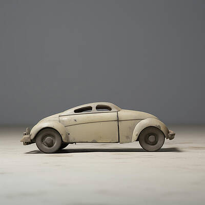 Wall Art - Digital Art - Modern Atomic Toy with Chop Top by Yo Pedro