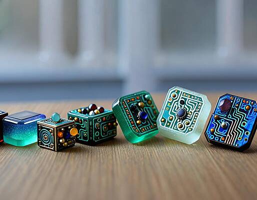 Wall Art - Digital Art - Modular Circuits by Eris And AI