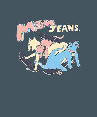 Mom Jeans band puppy love   yellow trending by Rebecca Graham