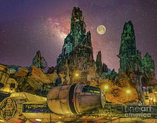 Moon over Galaxy's Edge by Nick Zelinsky Moon over Galaxy's Edge by Nick Zelinsky