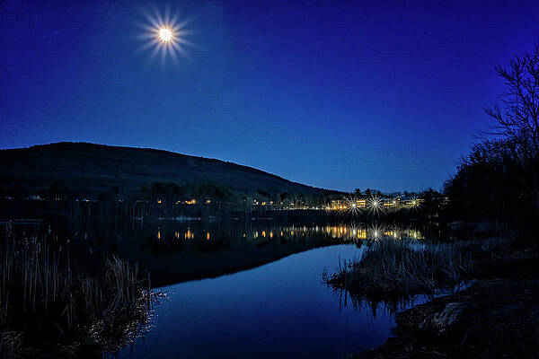 Moon Over Retreat Meadows by Tom Singleton Moon Over Retreat Meadows by Tom Singleton