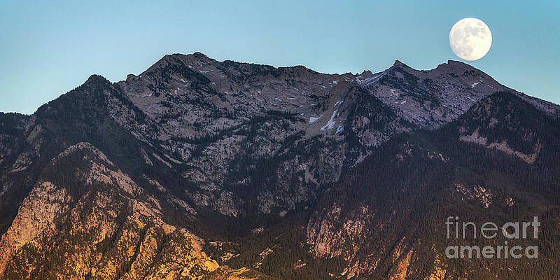 Moon Rising over the Wasatch by Spencer Baugh Moon Rising over the Wasatch by Spencer Baugh