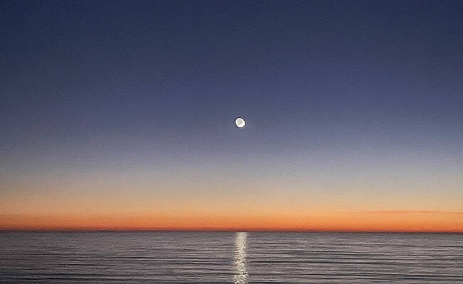 Moonlight On Manhattan Beach by Gary Senser Moonlight On Manhattan Beach by Gary Senser