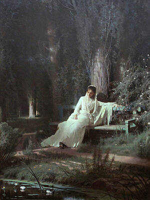 Moonlit Night by Ivan Kramskoy Moonlit Night by Ivan Kramskoy