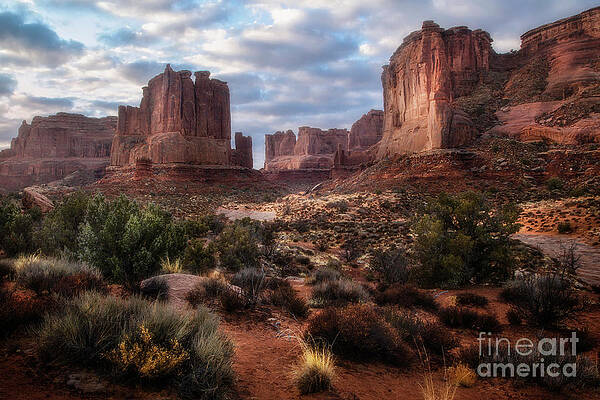 Morning Clouds Over Arches National Park by Ronda Kimbrow Morning Clouds Over Arches National Park by Ronda Kimbrow