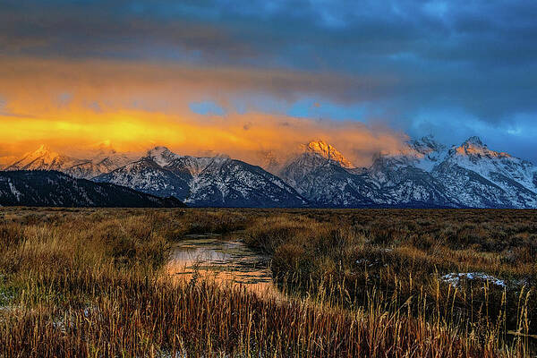 Morning Light on the Tetons by Douglas Wielfaert Morning Light on the Tetons by Douglas Wielfaert