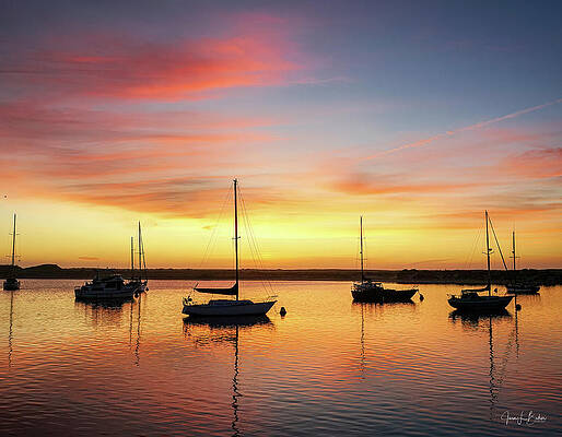 Morro Bay Sunset by Joan Baker Morro Bay Sunset by Joan Baker