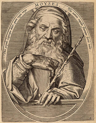 Moses Print by Theodor Galle