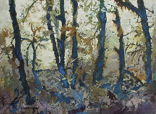 Wall Art - Painting - Mossy Grove by Jenny Armitage