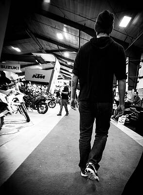 Wall Art - Photograph - Motorcycle show by JJ Whitley