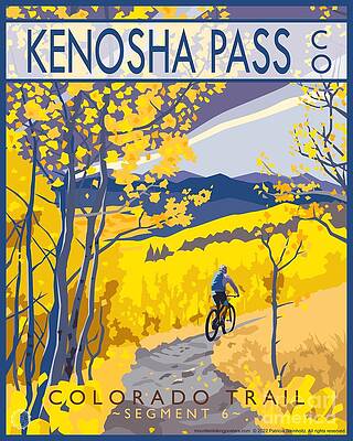 Mountain Biking Colorado Trail Segment 6, Kenosha Pass, Colorado by PJ Steinholtz
