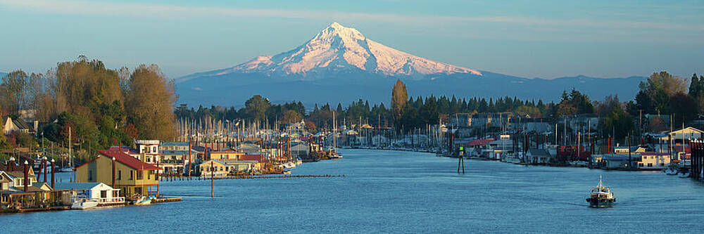 Mt. Hood From Hayden Island Bridge by Patrick Campbell Mt. Hood From Hayden Island Bridge by Patrick Campbell
