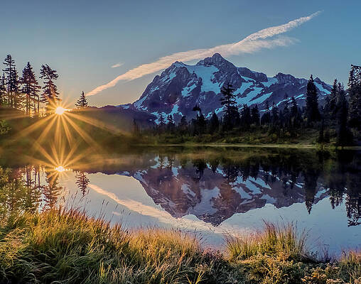 Mt Shuksan Sunrise by Bill Ray Mt Shuksan Sunrise by Bill Ray