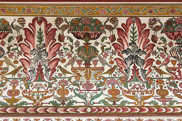 Wall Art - Photograph - Murals-2, Ram Rai Darbar Sahib, Dehradun by Sanjay Marathe