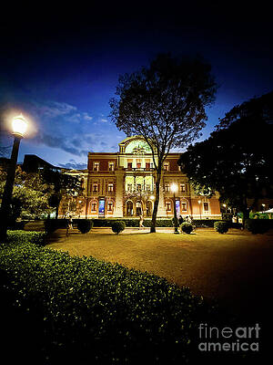 Wall Art featuring the photograph Museum At Twilight by Leslie Brashear