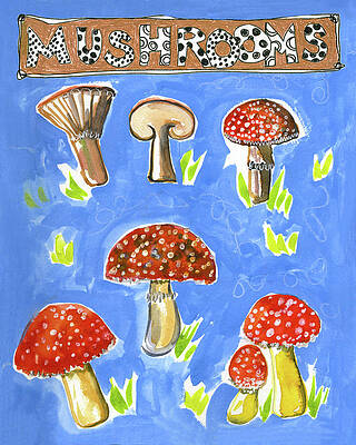  Painting - Mushrooms by Blenda Studio