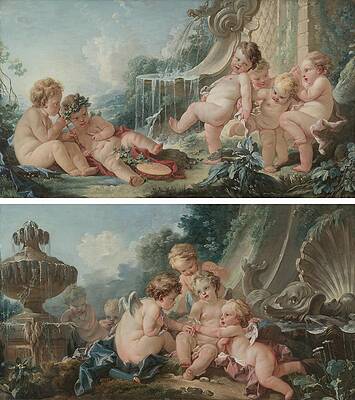 Music and Dance Print by Francois Boucher