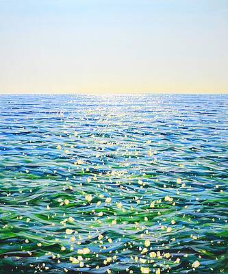 Wall Art - Painting - Music of the ocean 2. by Iryna Kastsova