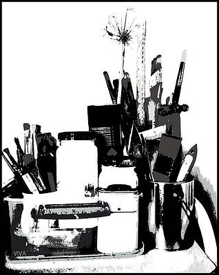 My Studio-scape Abstract by VIVA Anderson My Studio-scape Abstract by VIVA Anderson