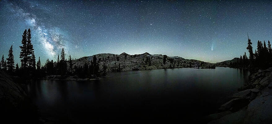 Neowise Comet over Desolation Wilderness by Brad Scott by Brad Scott Neowise Comet over Desolation Wilderness by Brad Scott by Brad Scott