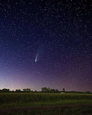 Neowise Comet over Farmland by Harold Rau Neowise Comet over Farmland by Harold Rau