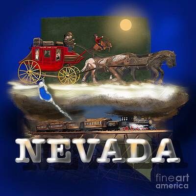 Nevada Wild West by Doug Gist Nevada Wild West by Doug Gist