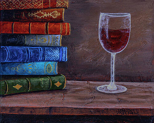 Wall Art - Painting - Next On The Reading List by Darice Machel McGuire