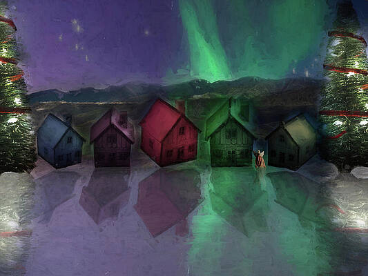 Wall Art - Photograph - Night in the North Pole by Alison Frank