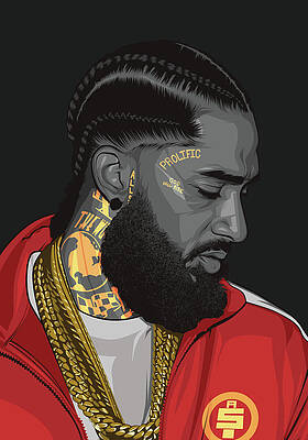 Wall Art - Digital Art - Nipsey Hussle by Biko Tecson
