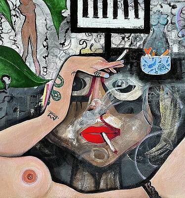  Painting - Noche de caos by Adriana Sharpe