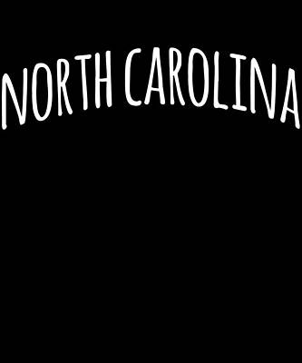 Wall Art - Digital Art - North Carolina Cute by Flippin Sweet Gear