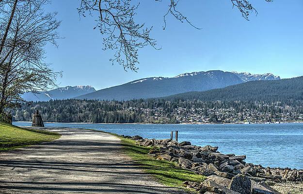 North Vancouver From Barnet Marine Park by Doug Matthews North Vancouver From Barnet Marine Park by Doug Matthews