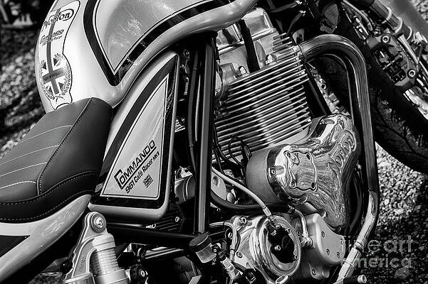 Wall Art - Photograph - Norton Commando 961 Cafe Racer Motorcycle Abstract by Tim Gainey