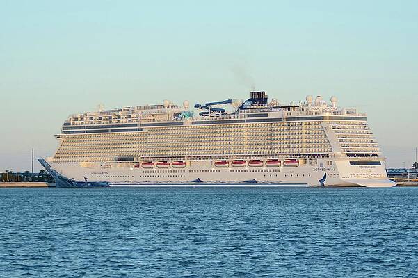 Norwegian Bliss at Dock by Bradford Martin Norwegian Bliss at Dock by Bradford Martin