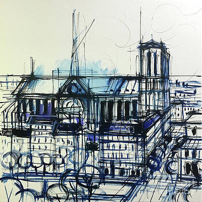 Paris Abstract Paintings Fine Art America