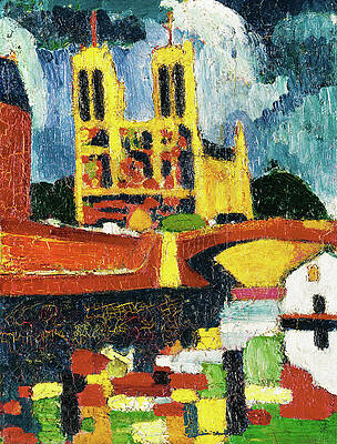 Wall Art - Painting - Notre Dame by Henry Lyman Sayen