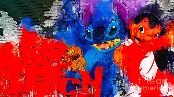 Lilo And Stitch #1 Digital Art by Jelly Vista - Pixels