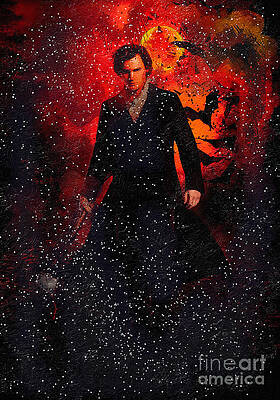 Surreal Vampire Hunter Painting by Jon Volden - Fine Art America