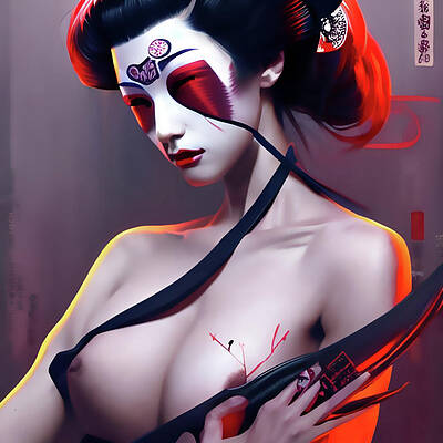 400px x 400px - Nude Geisha Art for Sale (Page #3 of 3) | Fine Art America
