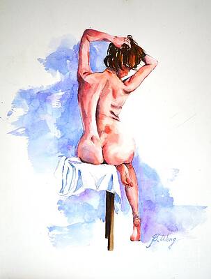 Nude woman series #1 by Betty M M Wong Nude woman series #1 by Betty M M Wong