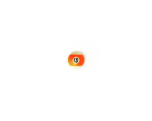 Number 13 Billiard Ball by Eugene Campbell Number 13 Billiard Ball by Eugene Campbell