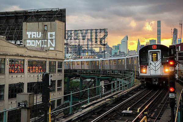 Wall Art - Photograph - NY CITY - Subway by Philippe HUGONNARD