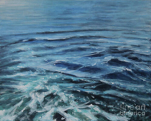 Wall Art featuring the painting Ocean Breeze by Jane See