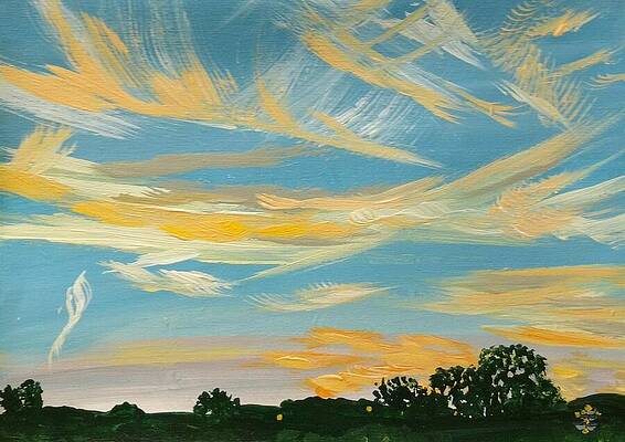 Wall Art - Painting - October 24, 2016 by Emerald Wave