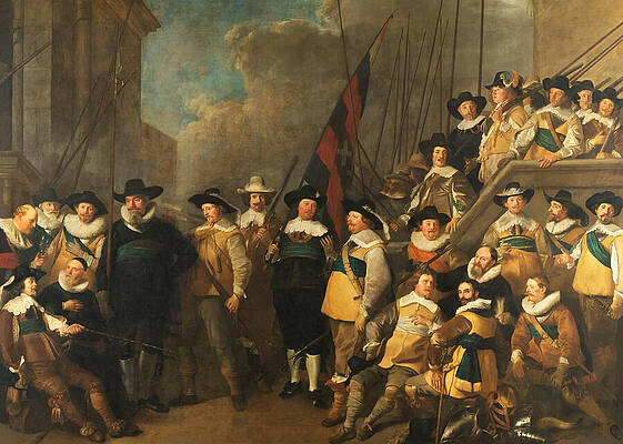 Dutch Militia Gathering Wall Art