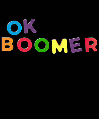 Wall Art - Digital Art - Ok Boomer by Flippin Sweet Gear