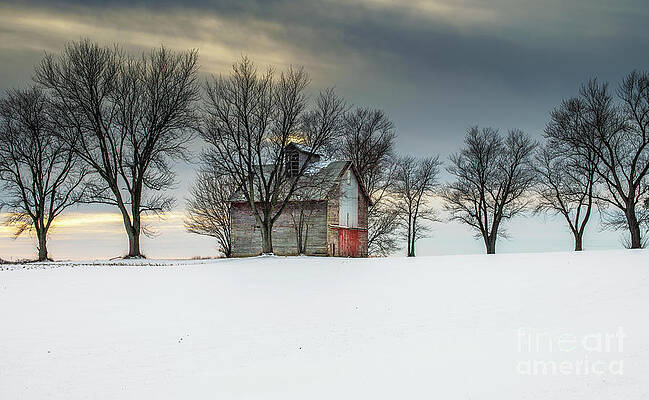 Old Barn in the Sunset by Sandra Rust Old Barn in the Sunset by Sandra Rust